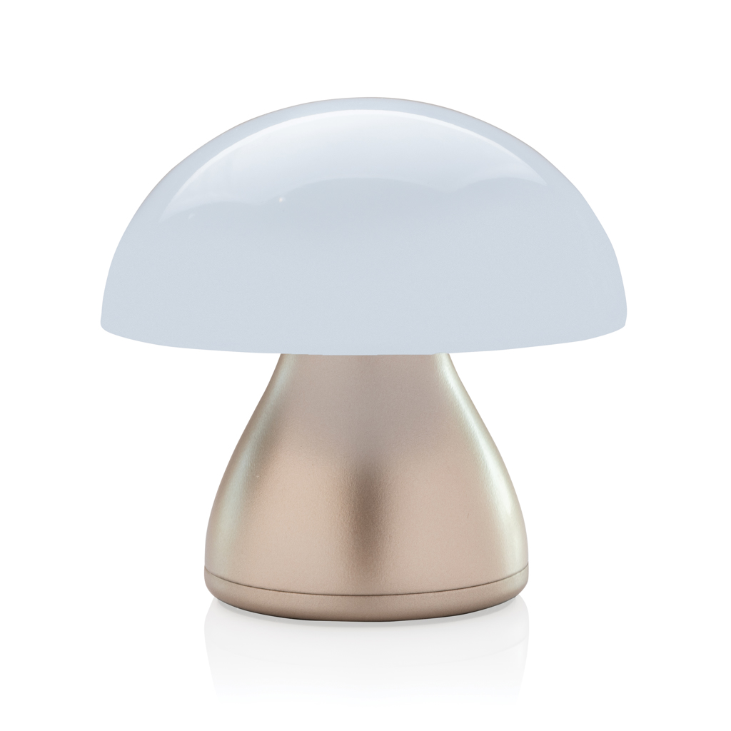 Luming wiederaufladbare USB-Tischlampe aus RCS Kunststoff, Bronze