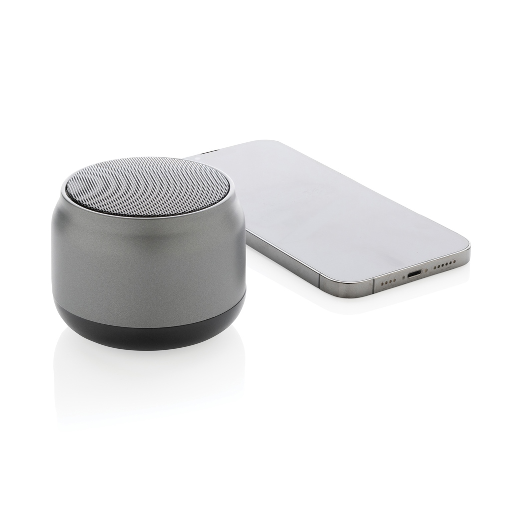 BeatBuddy 3W-Lautsprecher aus RCS recyceltem ABS, grau