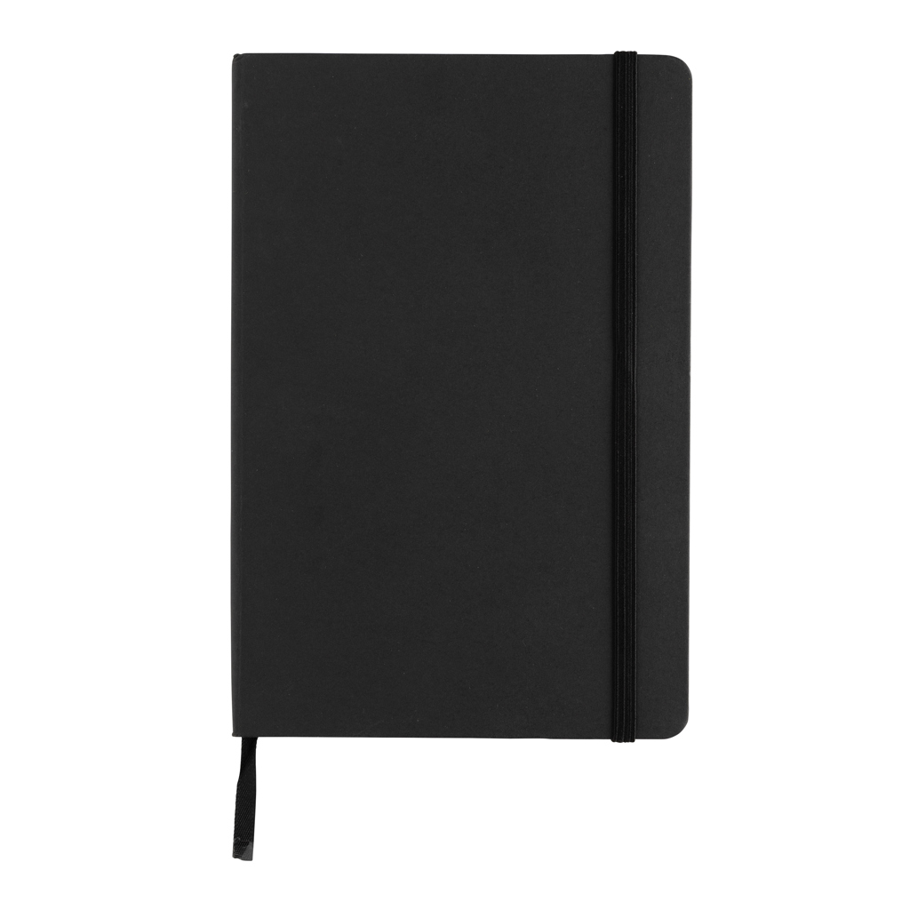 Craftstone A5 Notizbuch aus recycelt. Kraft- und Steinpapier, schwarz