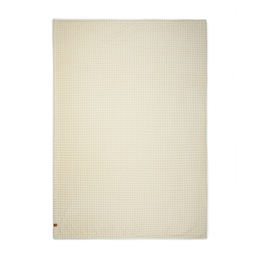 VINGA Branson Decke aus GRS recyceltem PET, beige
