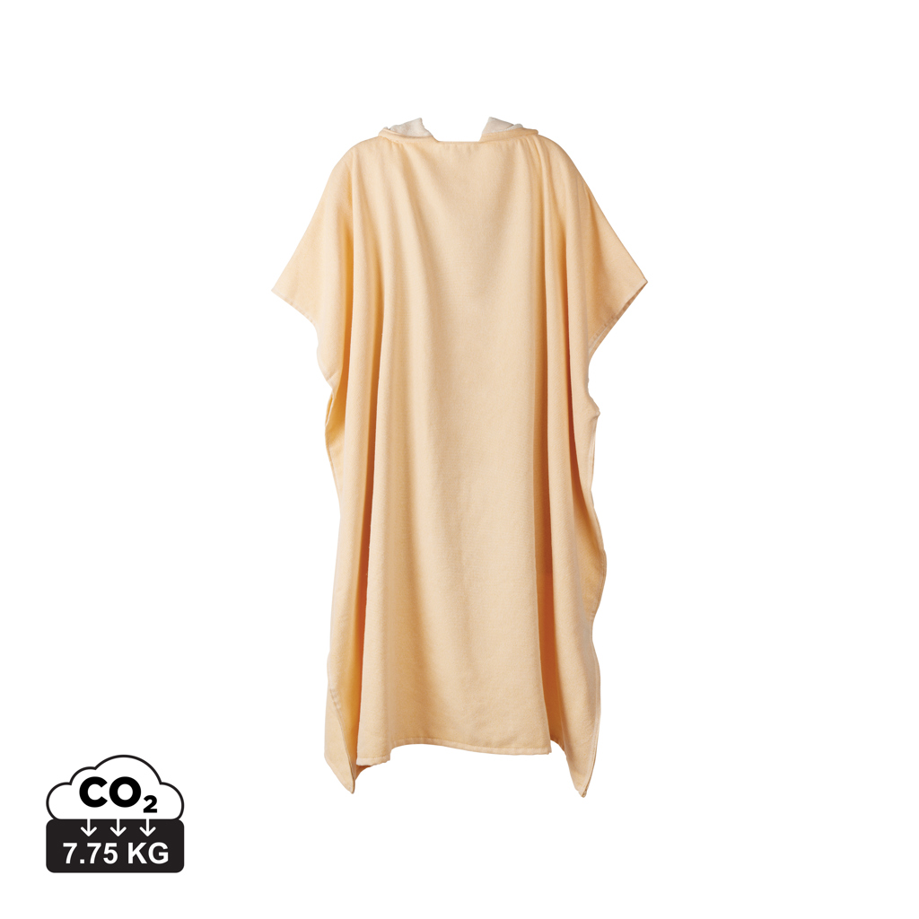 VINGA Tolo Hamam Frottee Strandponcho, gelb