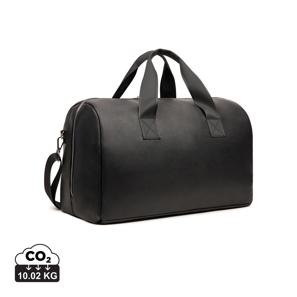 VINGA Bermond Wochenendtasche aus RCS recyceltem PU, schwarz