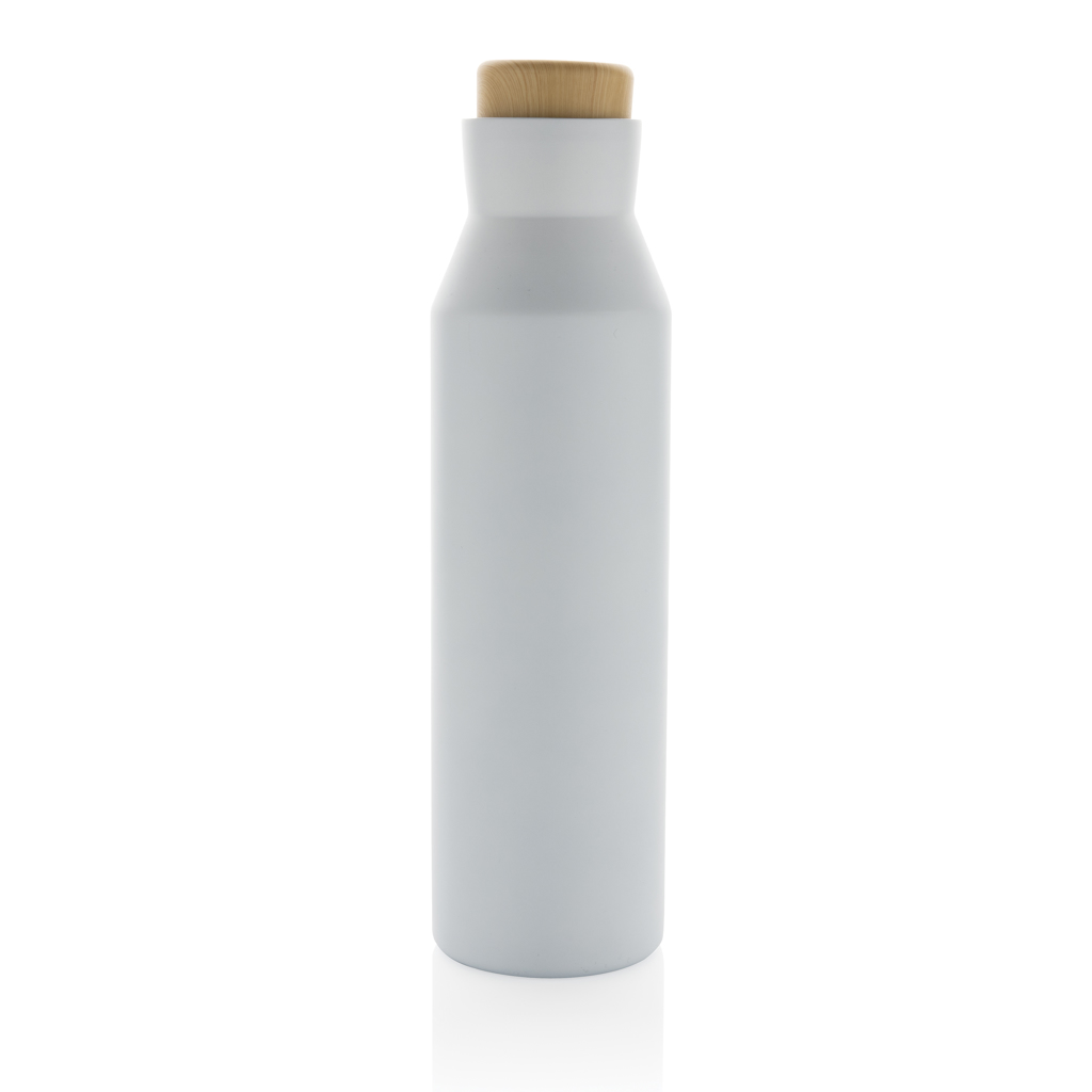 Gaia Vakuumflasche aus RCS recyceltem Stainless-Steel, weiß