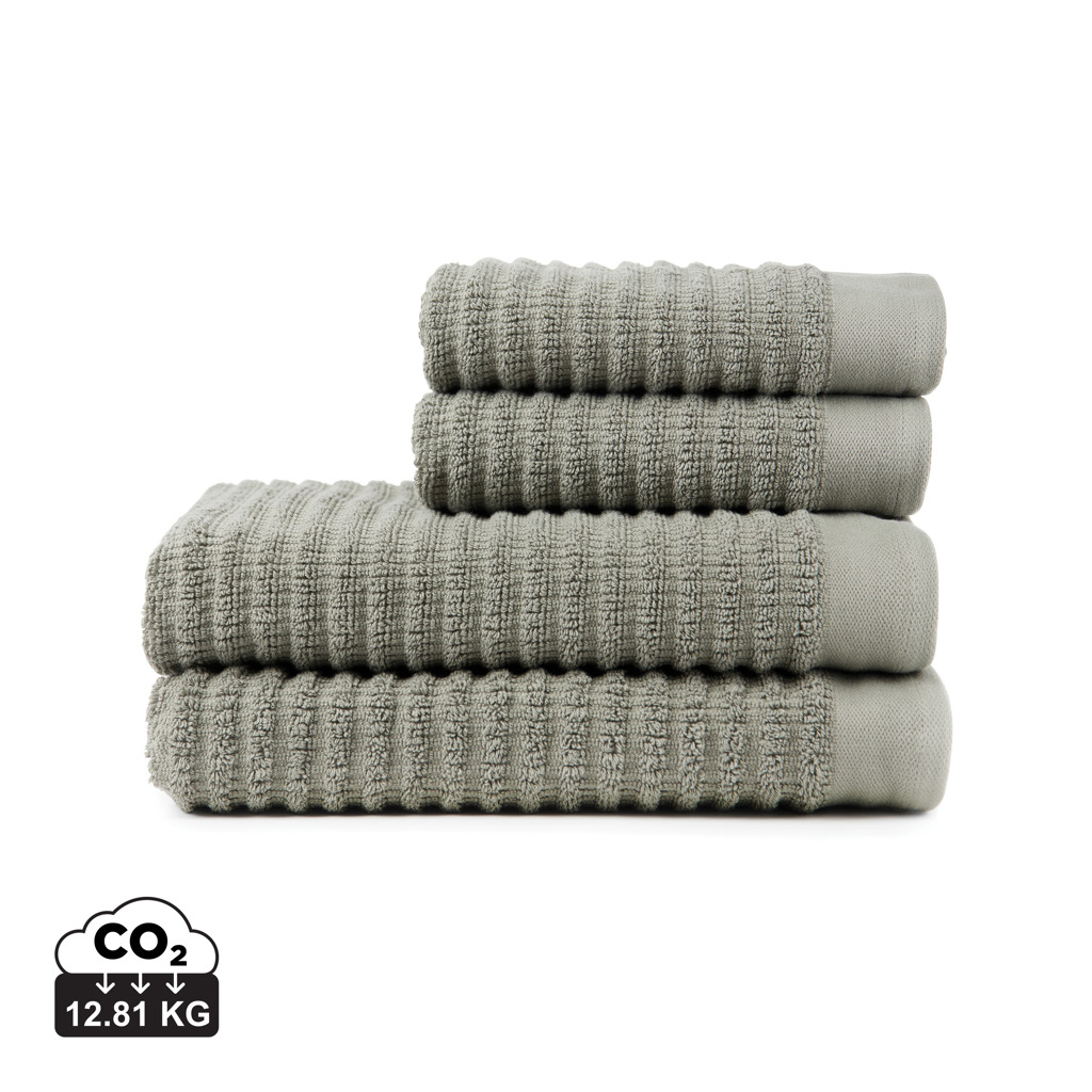 VINGA Landro 500gr/m² Handtuch, 4er Set, braun