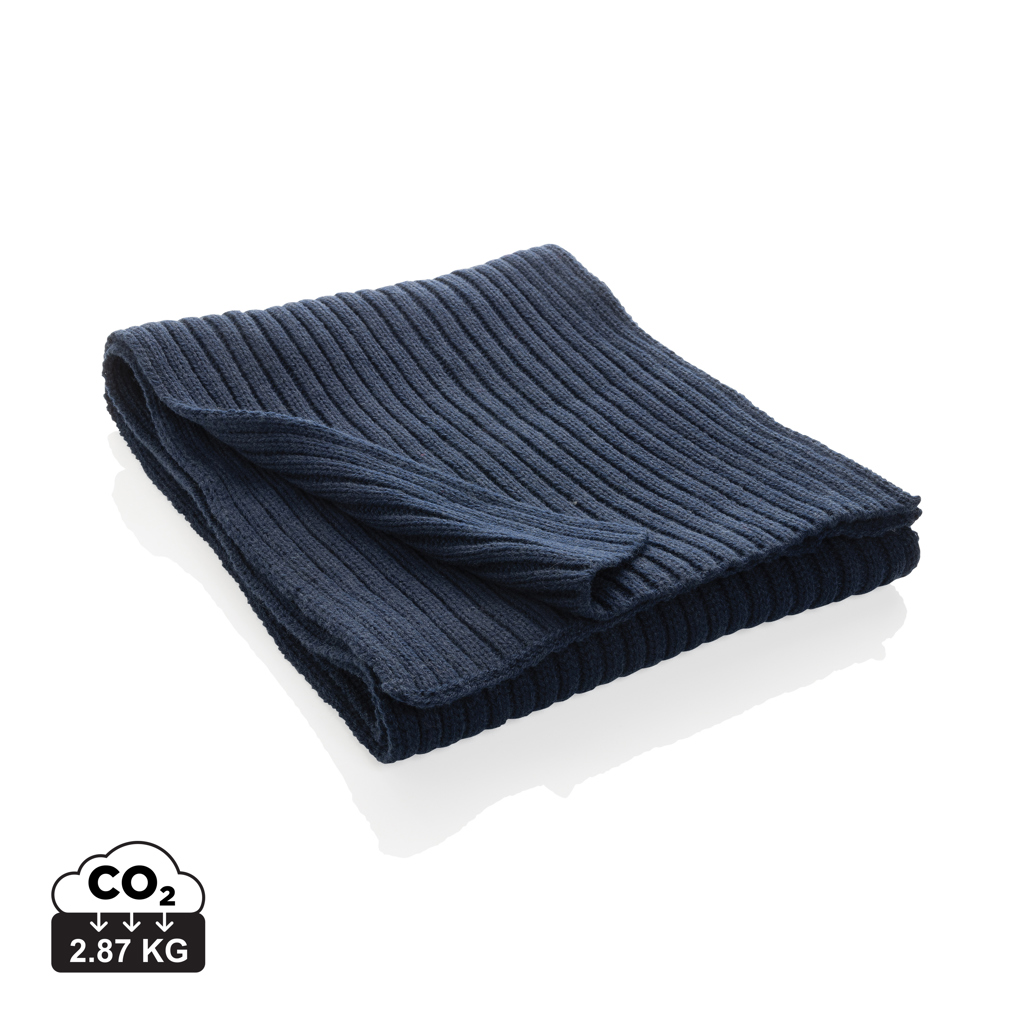 Impact AWARE™ Polylana® Strickschal 180x25cm, navy blau