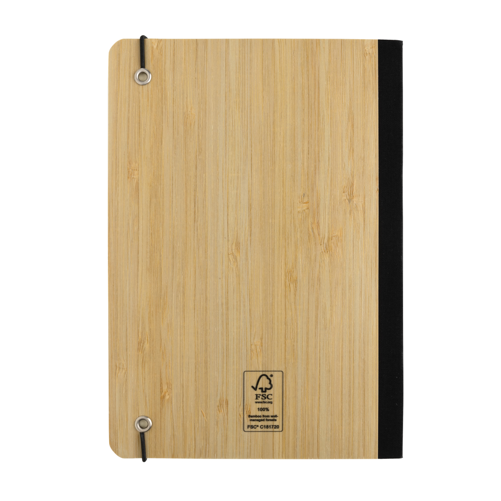 Scribe A5 Notizbuch aus Bambus, schwarz