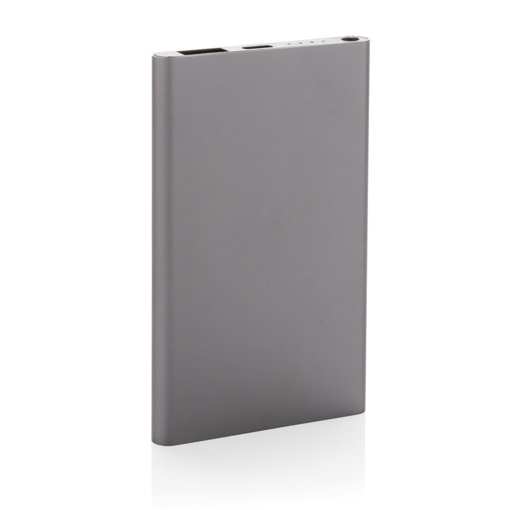 4.000mAh Type-C Powerbank aus RCS recyeltem ABS & Aluminium, anthrazit