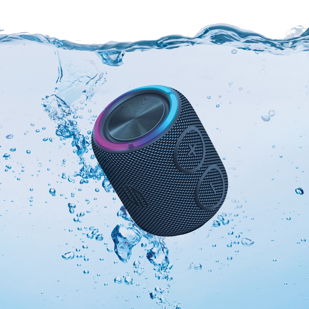Urban Vitamin Palmdale 16W IPX 7 Speaker aus RCS rPlastik, schwarz