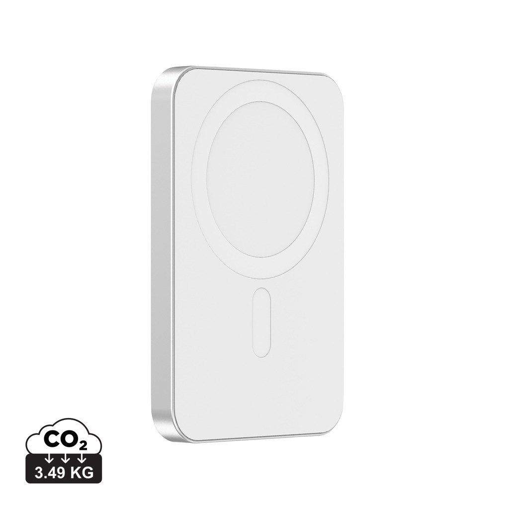 Urban Vitamin Malibu 5.000mAh Powerbank aus RCS Plastik/Alu, silber