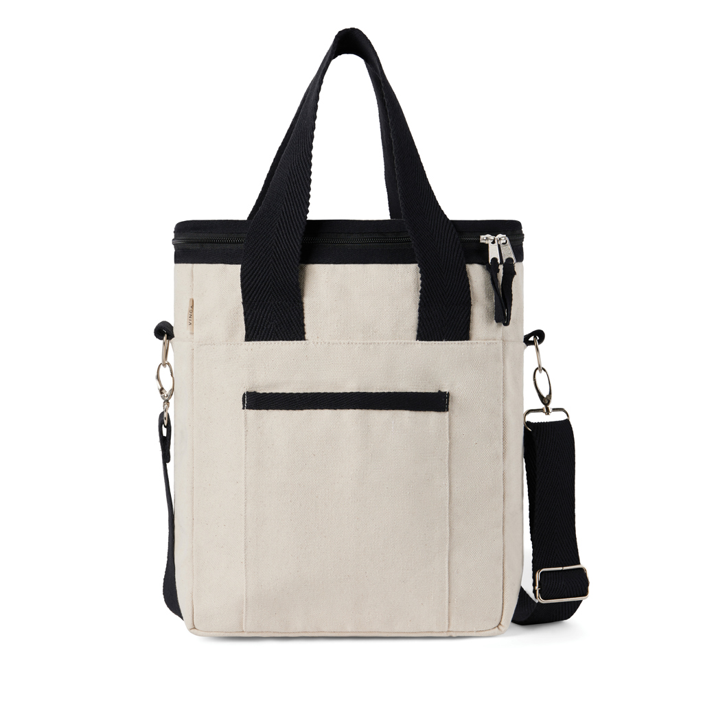 VINGA Volonne AWARE™ Kühltasche aus recyceltem Canvas, off white