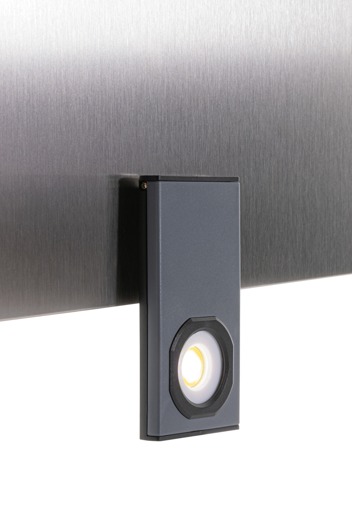 Gear X USB-Taschenlampe aus RCS rKunststoff mit 260 Lumen, grau