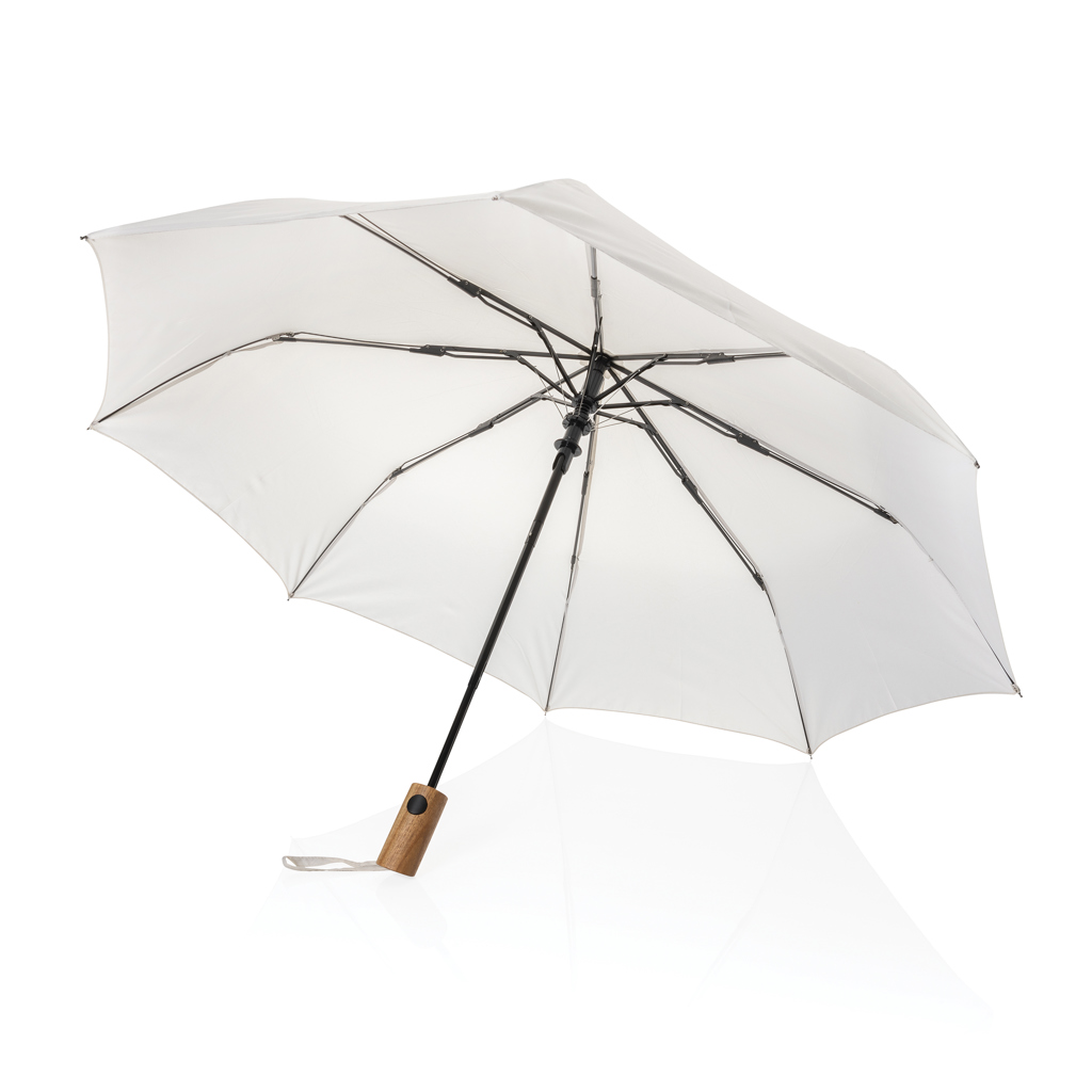 Kaycey 21“ Auto-Open Mini-Regenschirm aus AWARE™ rPET, beige