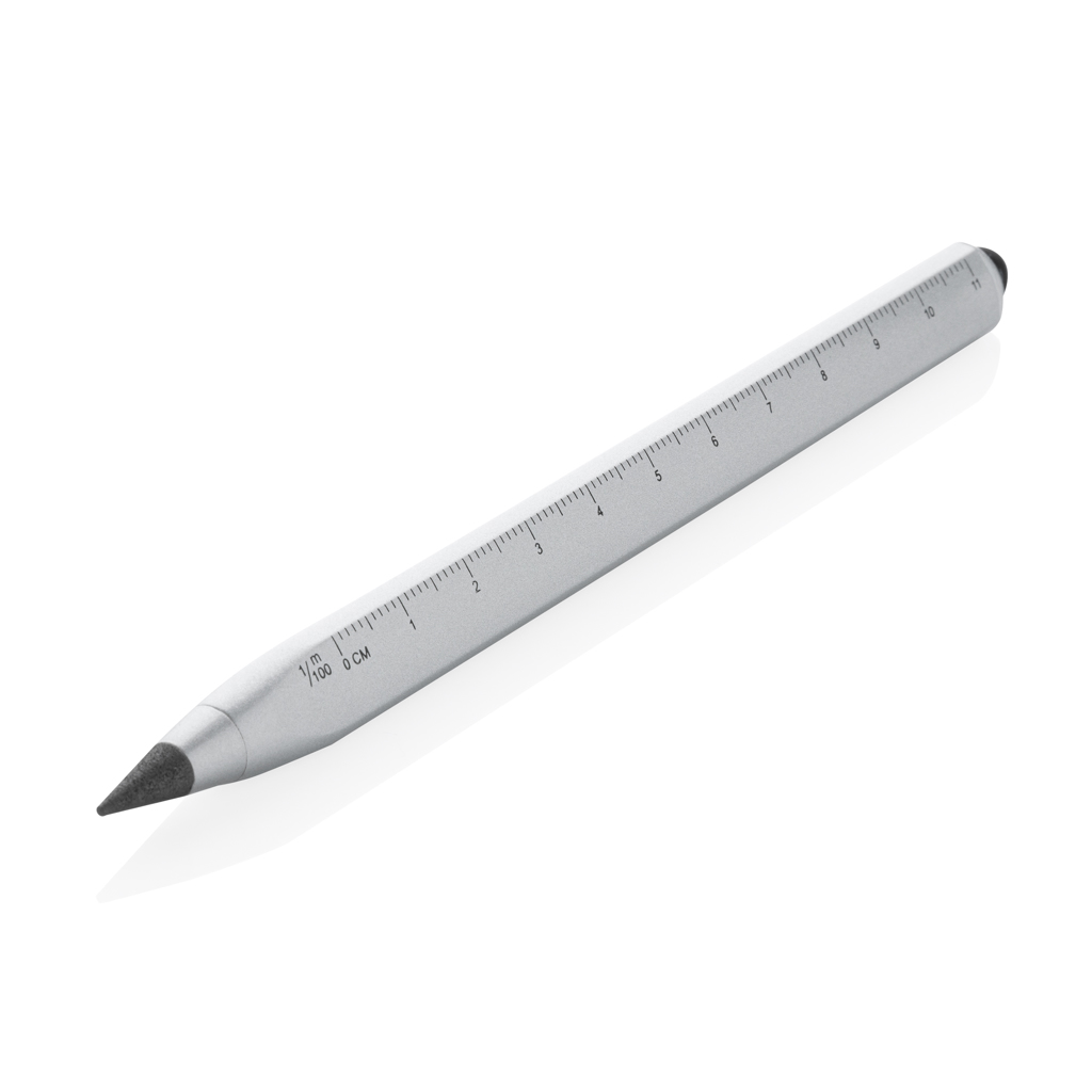 Eon Infinity Multitasking Stift aus RCS recycelt. Aluminium, silber