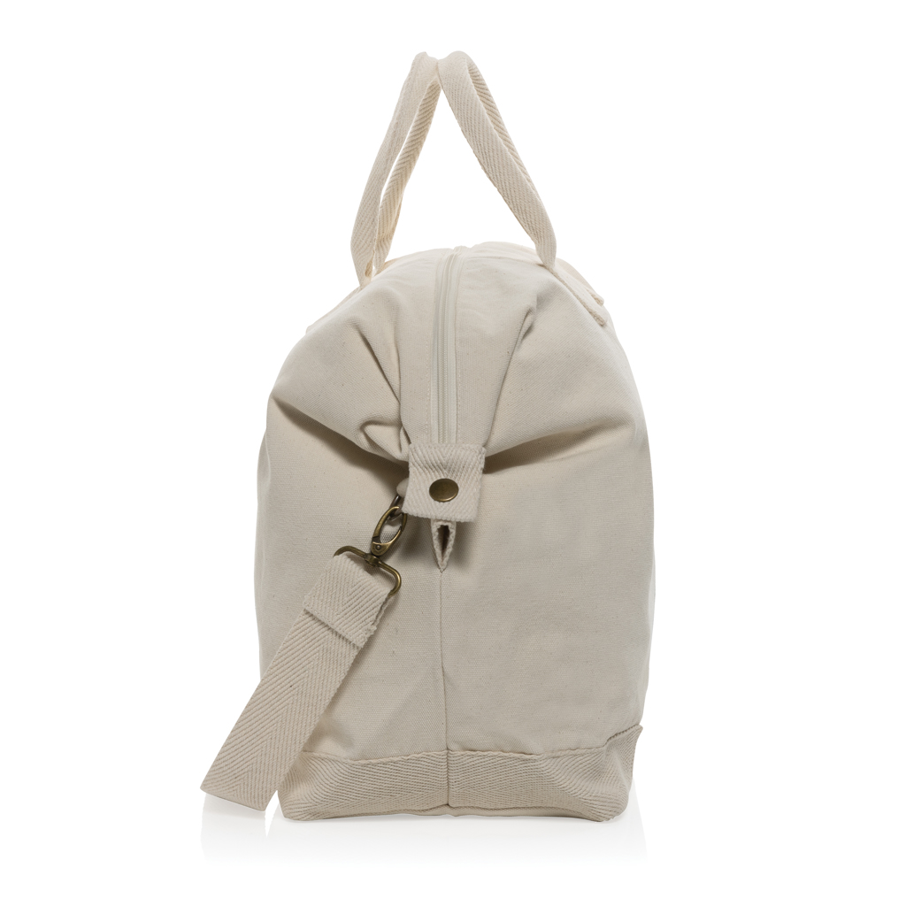 Kezar AWARE™ 500g/m² Wochenendtasche aus recyceltem Canvas, off white