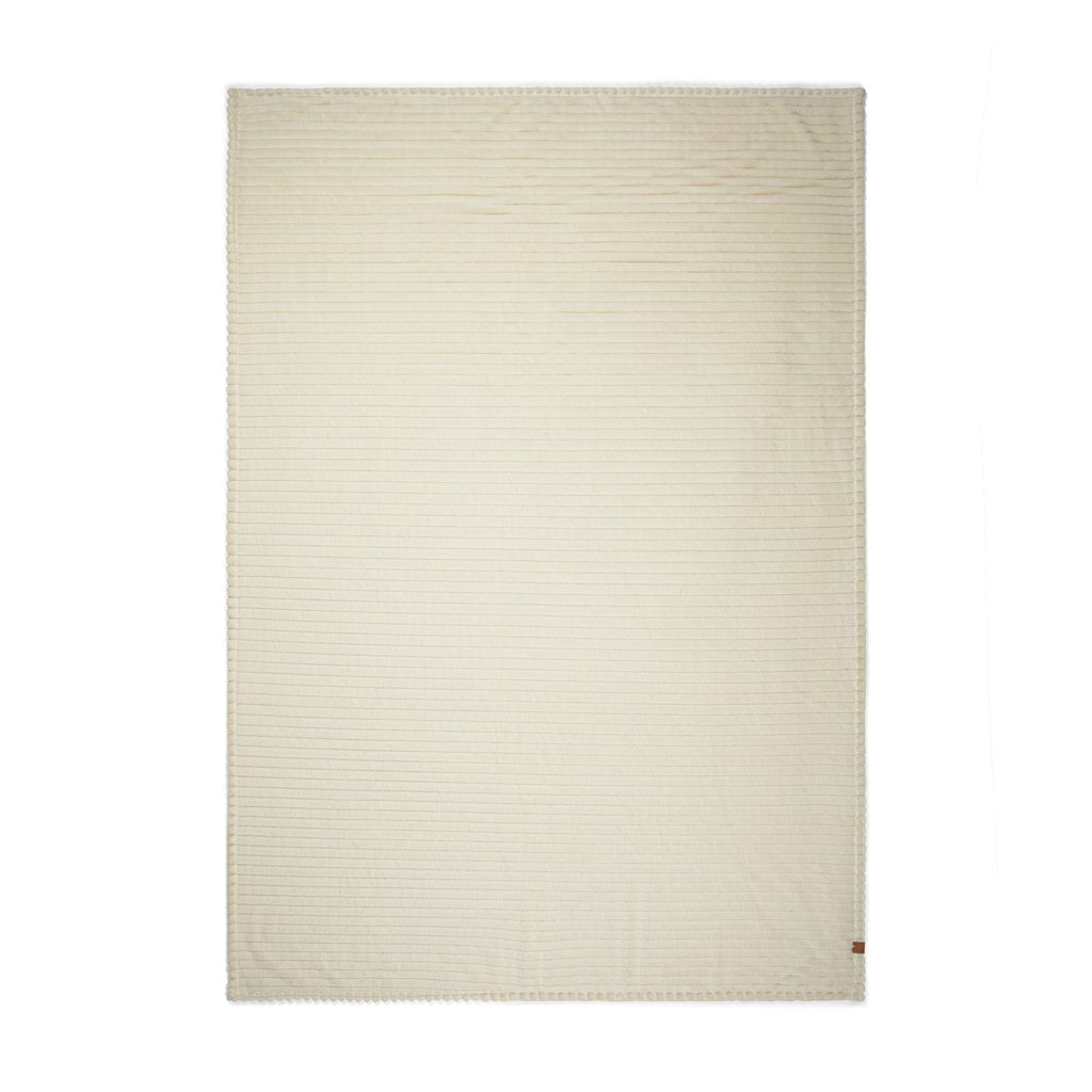 VINGA Branson Decke aus GRS recyceltem PET, beige