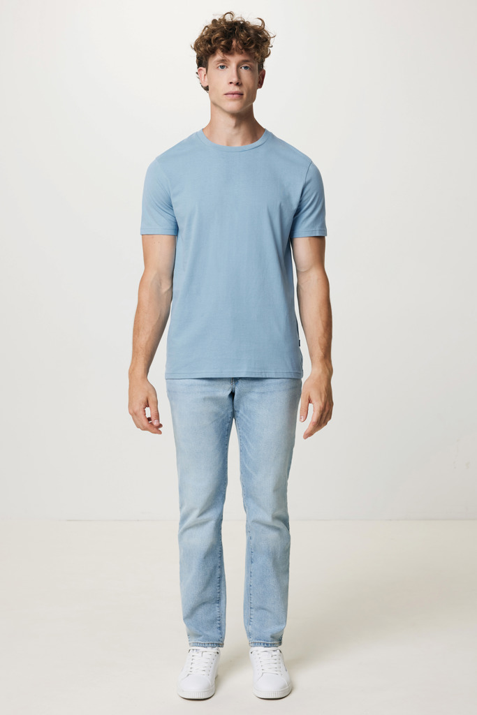 IQONIQ Bryce T-Shirt aus recycelter Baumwolle, sky blue S