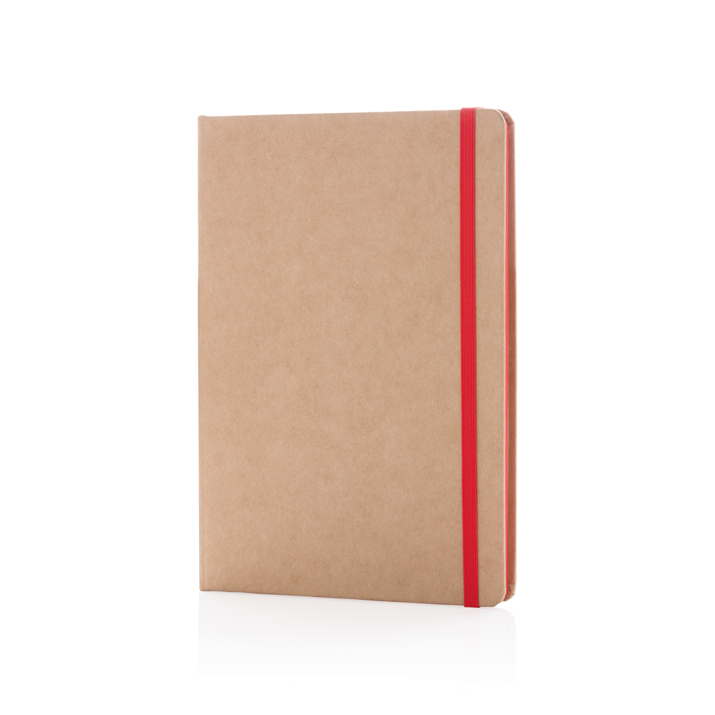Kraft A5 Notizbuch, rot