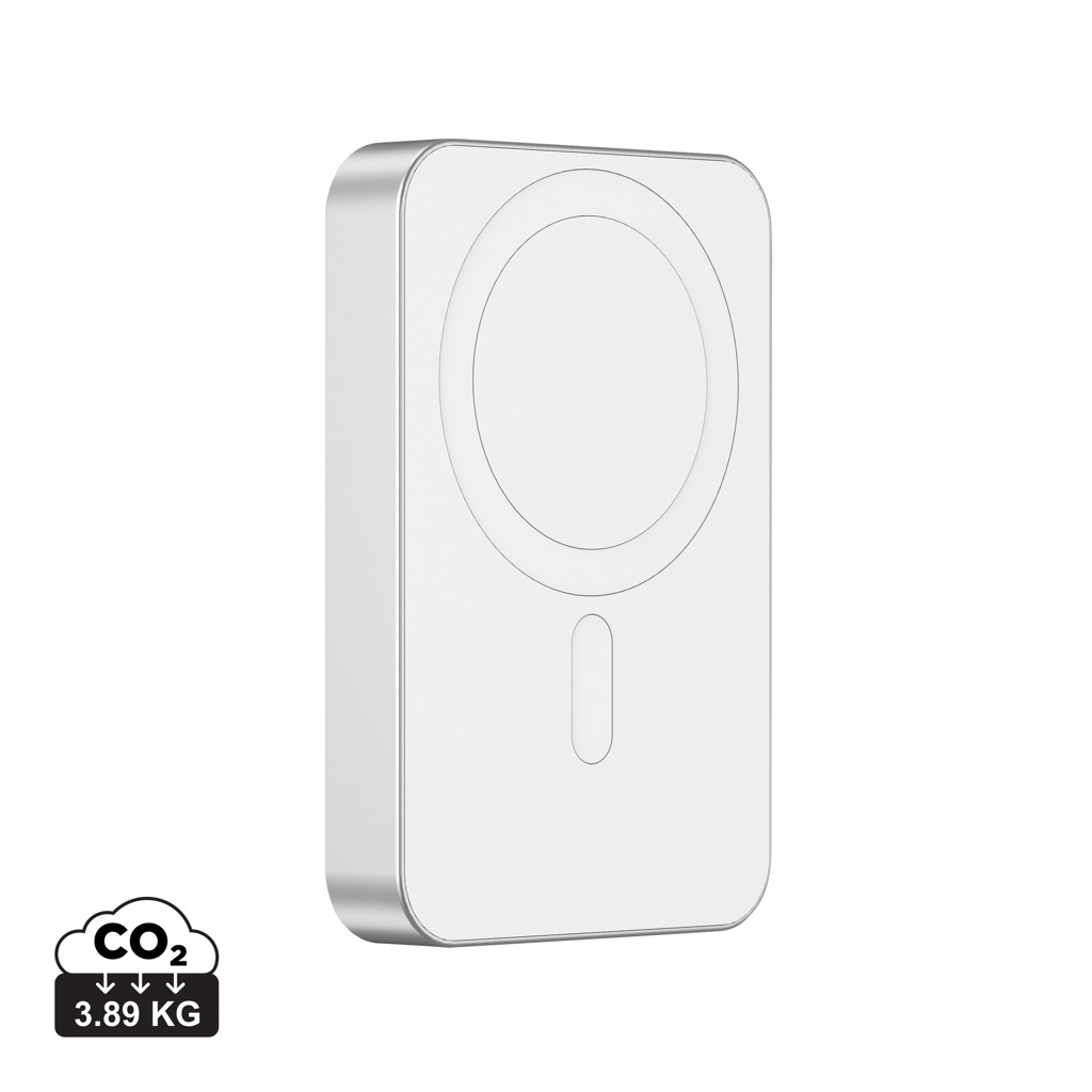 Urban Vitamin Compton 10000mAh Powerbank aus RCS Plastik/Alu, silber
