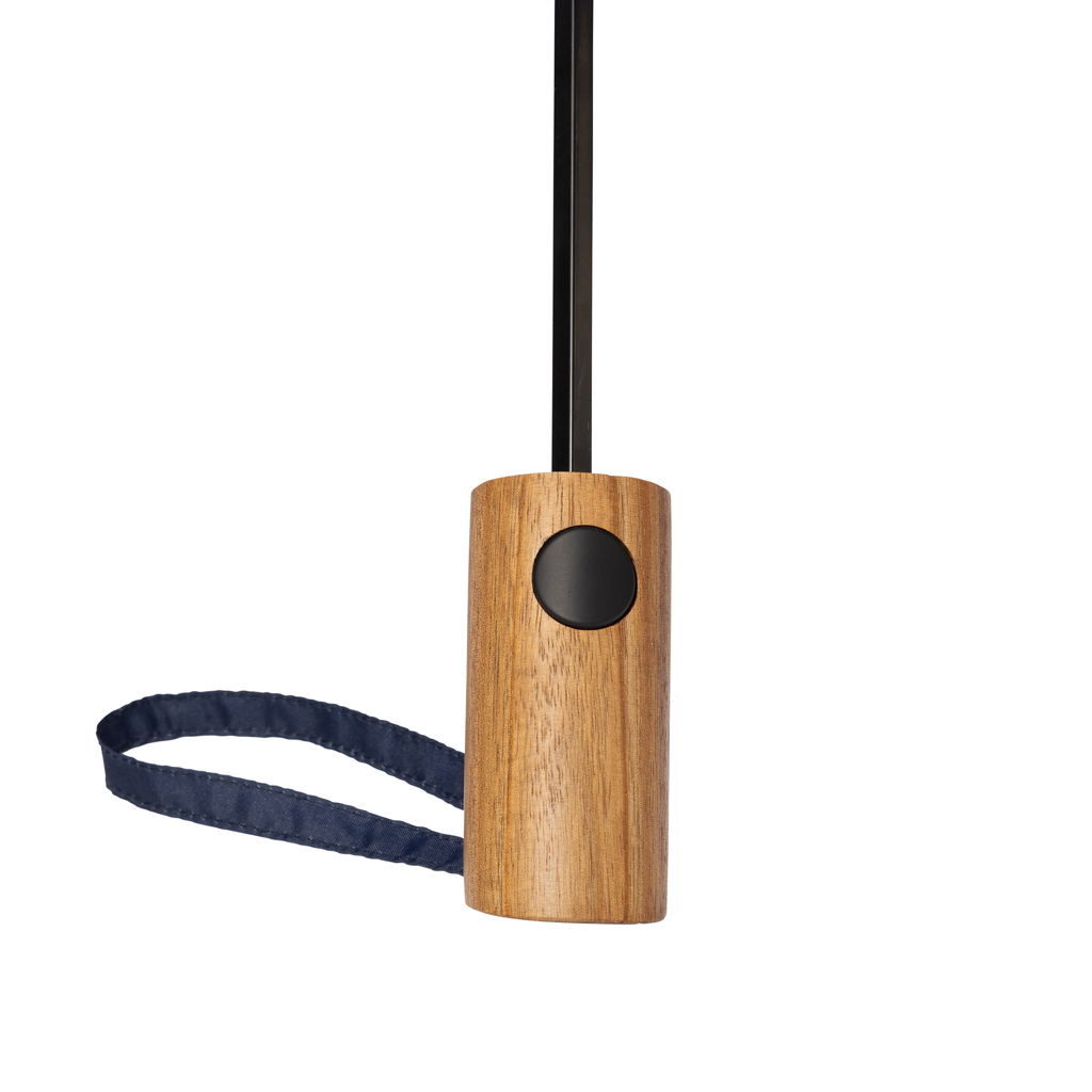 Kaycey 21“ Auto-Open Mini-Regenschirm aus AWARE™ rPET, navy blau