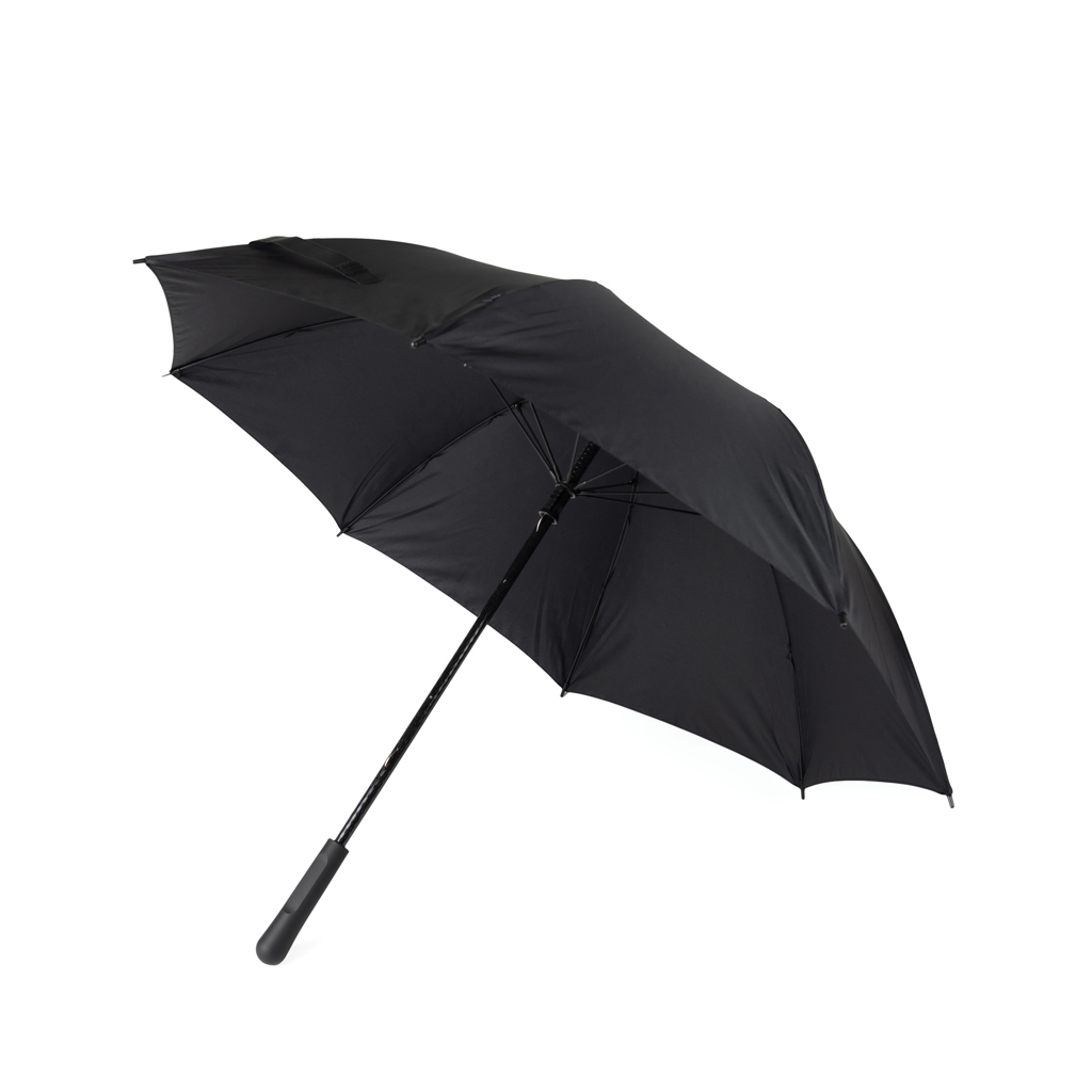 VINGA Baltimore AWARE™ RPET 23“ Regenschirm, schwarz