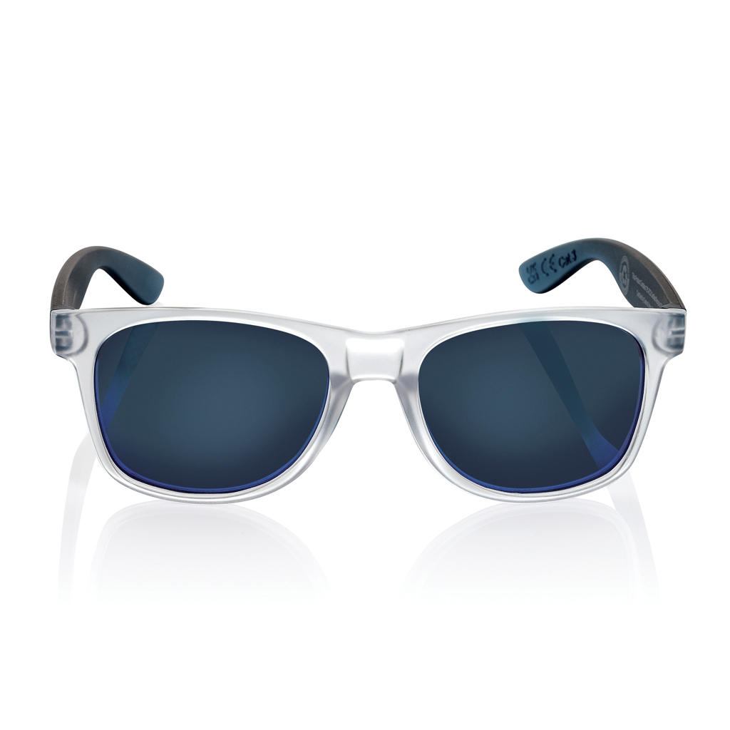 Gleam Sonnenbrille aus RCS rec. PC mit verspiegelten Gläsern, blau