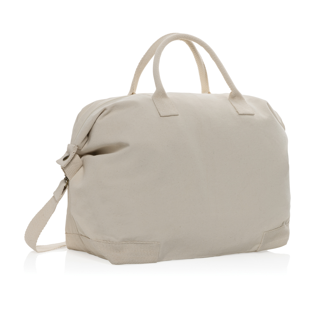 Kezar AWARE™ 500g/m² Wochenendtasche aus recyceltem Canvas, off white