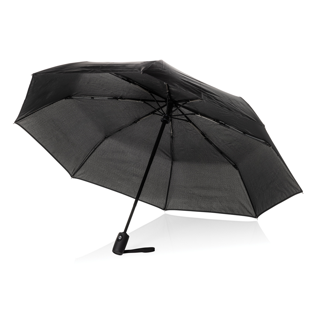 Swiss Peak Vito Aware™ RPET 21` Schirm mit auto open/close, schwarz