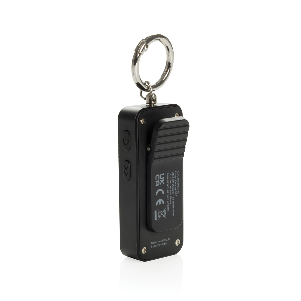 GuardBuddy RCS Personenalarm, über USB-C aufladbar, schwarz