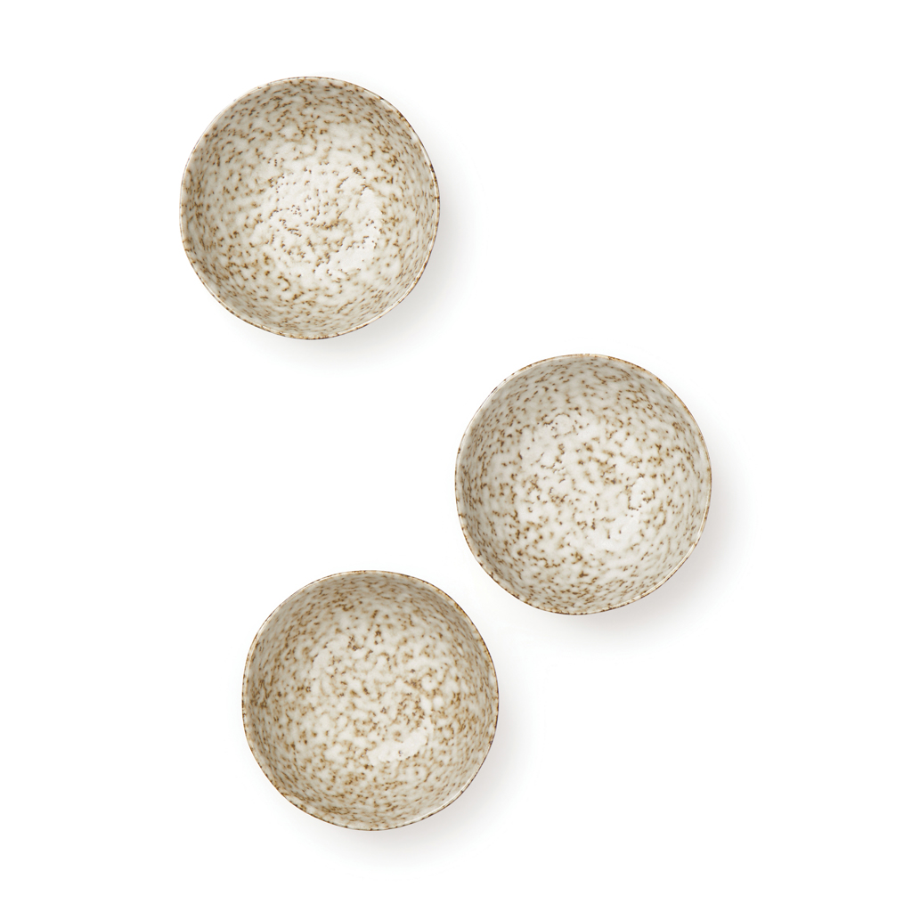 VINGA Nuvem Mini-Bowls, 3er-Set, beige