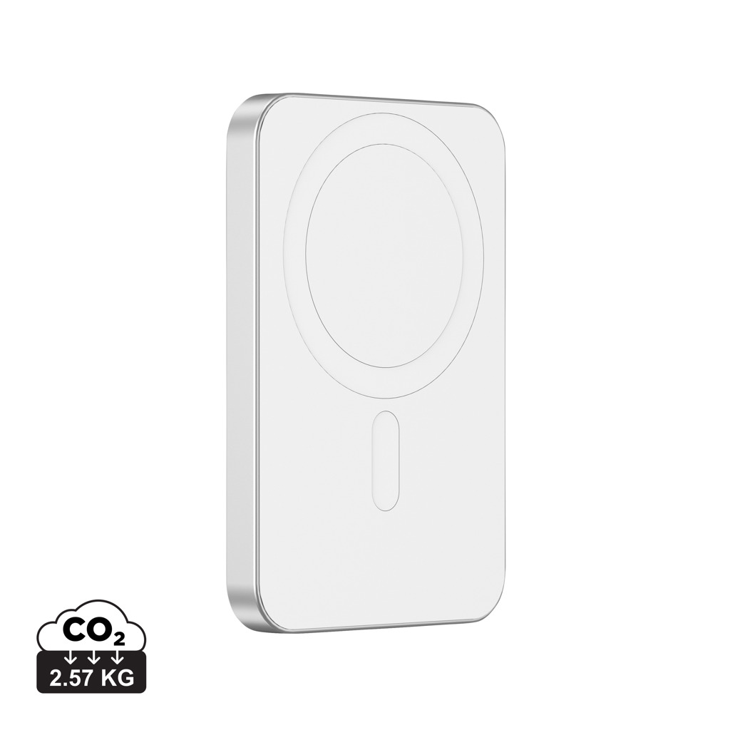 Urban Vitamin Richmond 5000mAh Powerbank aus RCS Plastik/Alu, silber