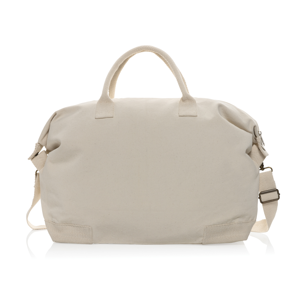 Kezar AWARE™ 500g/m² Wochenendtasche aus recyceltem Canvas, off white