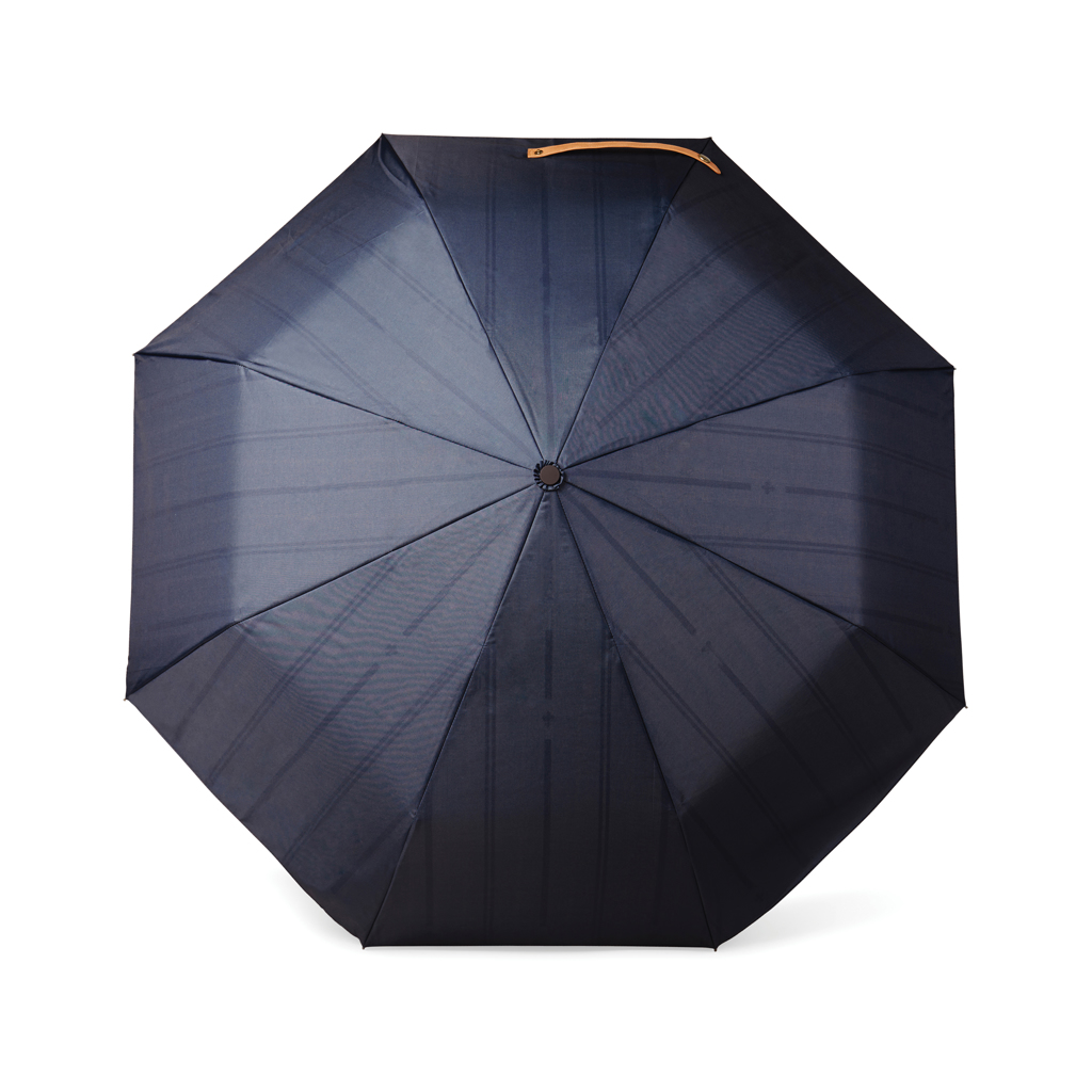 VINGA Bosler AWARE™ 21` faltbarer Schirm aus recyceltem PET, navy blau