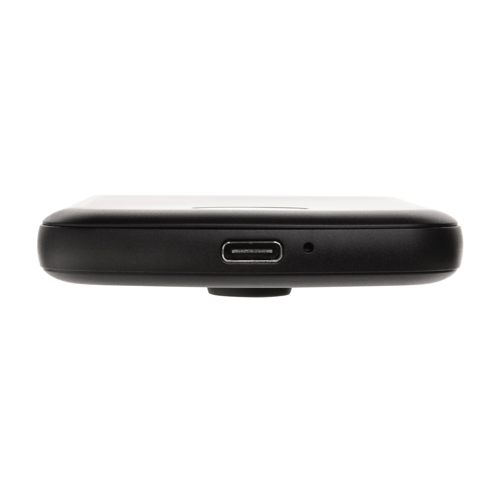 MagBoost 5.000mAh magnetische Powerbank aus RCS rec. Plastik, schwarz
