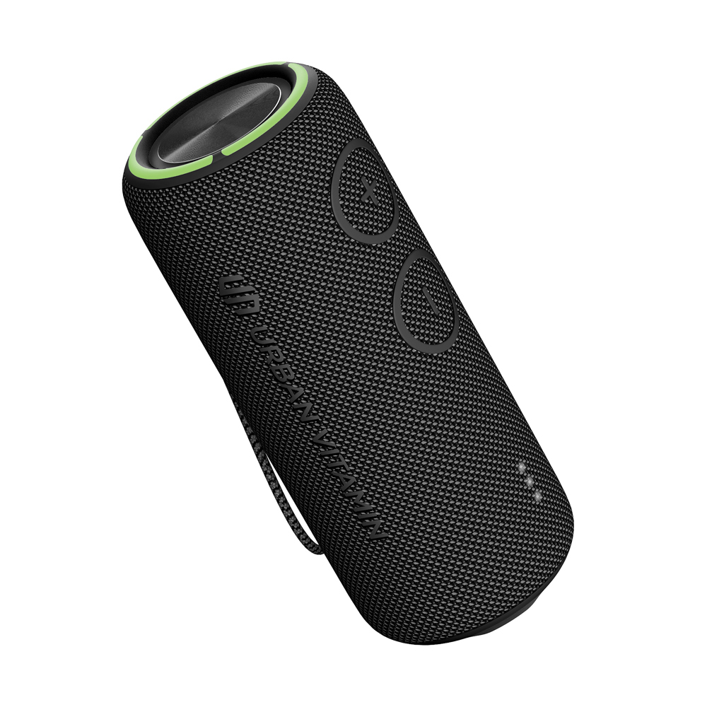 Urban Vitamin Pacific Grove 30W IPX7 Speaker aus RCS Plastik, schwarz