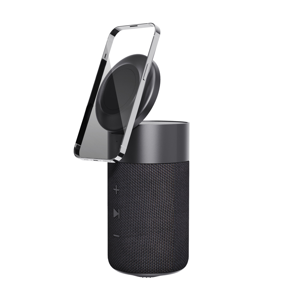 Urban Vitamin Anaheim RCS recycelter 10W Speaker,15W Charger, schwarz