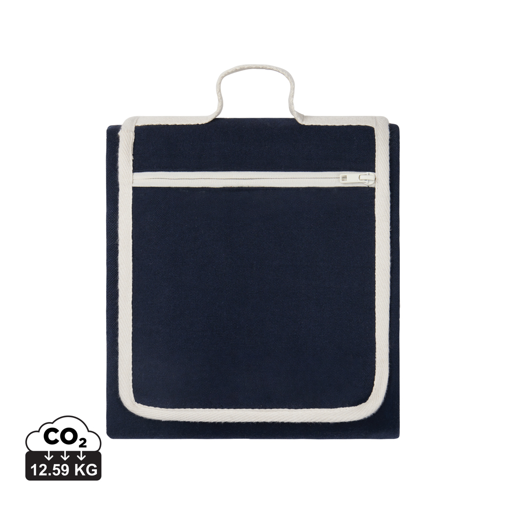 VINGA Volonne AWARE™ Picknickdecke aus recyceltem Canvas, blau