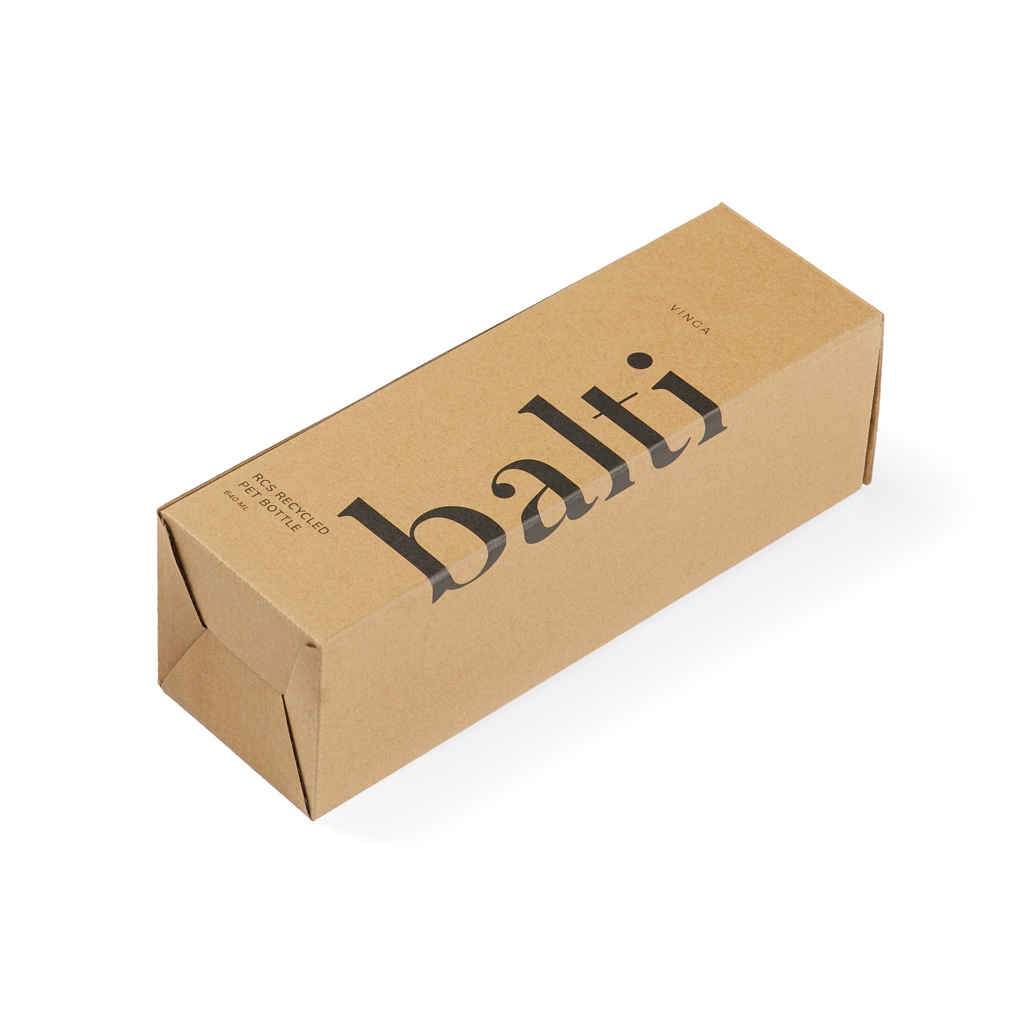VINGA Balti 600ml Flasche aus RCS recyceltem PET, grün