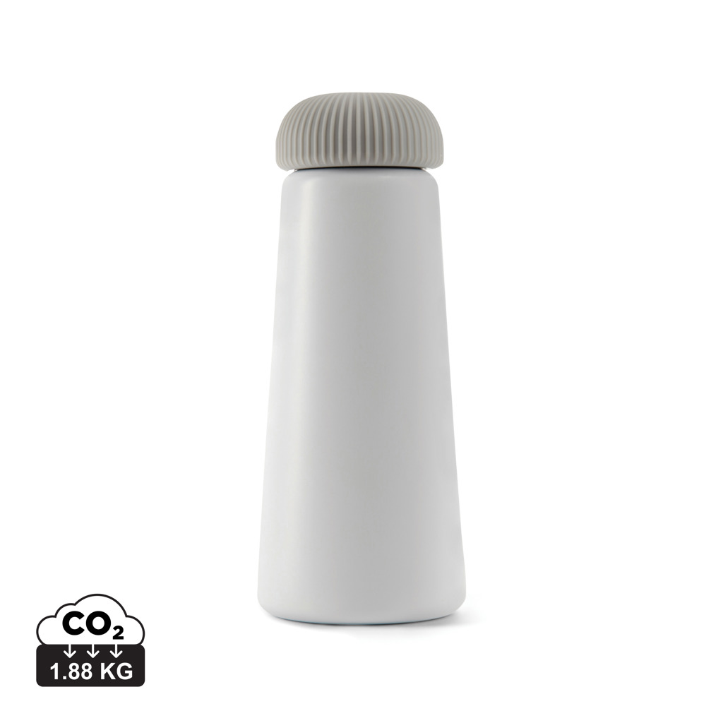 VINGA Erie 450ml Vakuumflasche aus RCS recyceltem Stahl, weiß