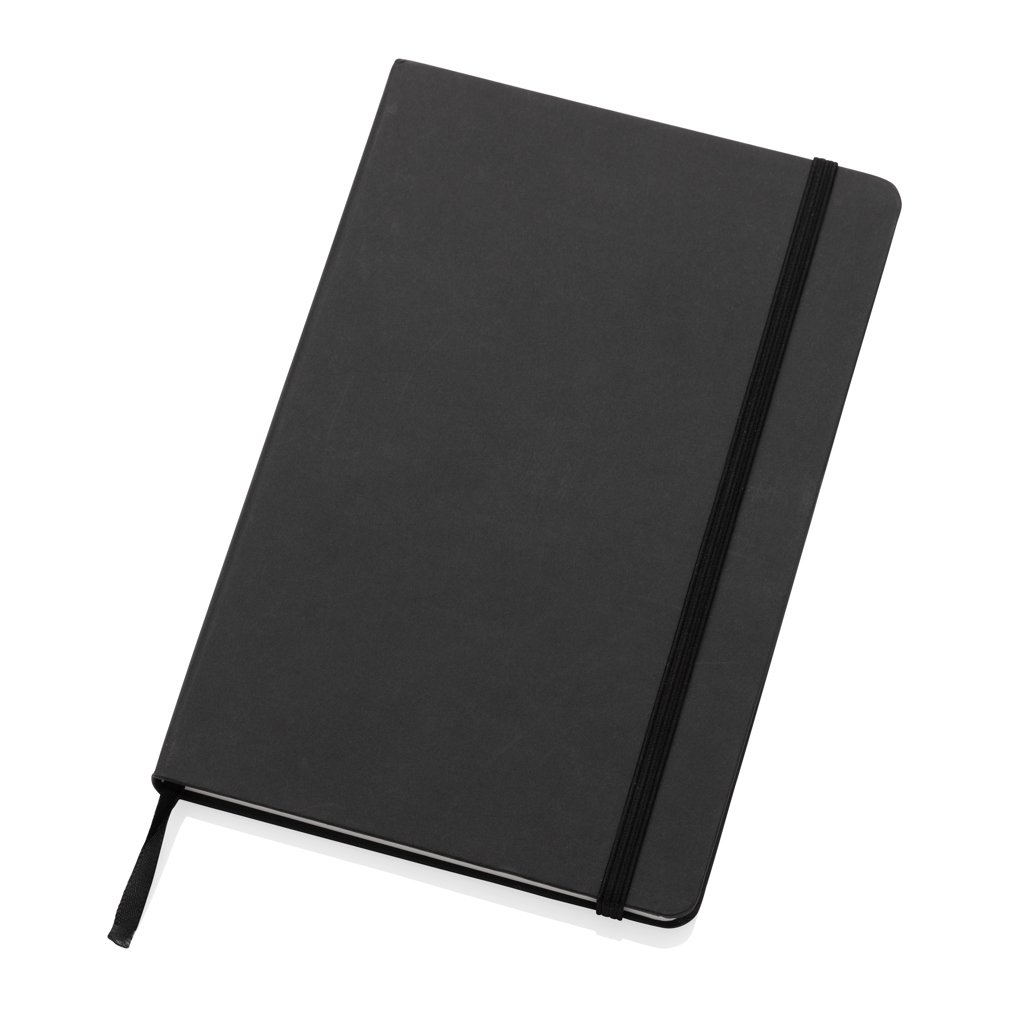Craftstone A5 Notizbuch aus recycelt. Kraft- und Steinpapier, schwarz