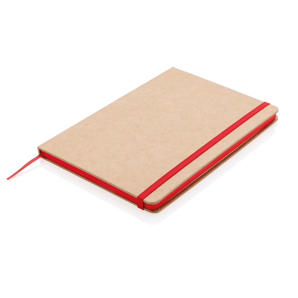 Kraft A5 Notizbuch, rot