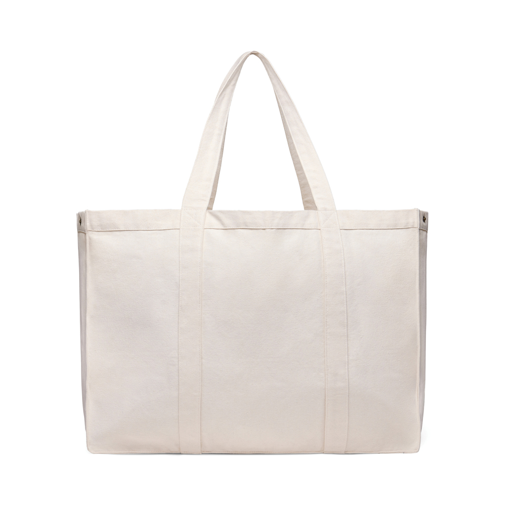 VINGA Hilo AWARE™ Maxi-Tasche aus recyceltem Canvas, off white