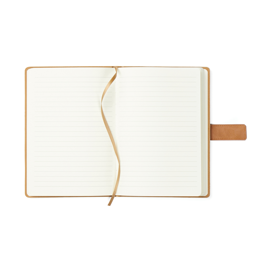 VINGA Bosler Notizbuch aus RCS recyceltem Papier, beige