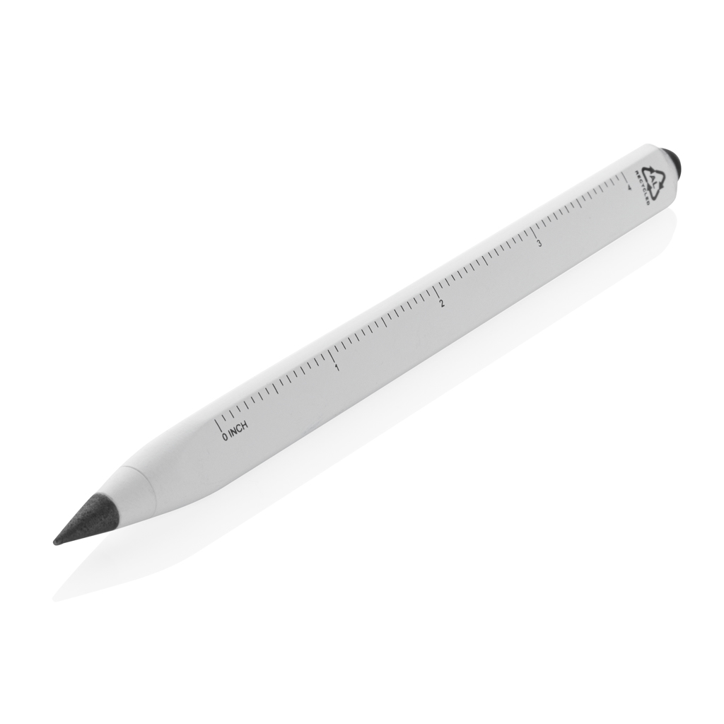Eon Infinity Multitasking Stift aus RCS recycelt. Aluminium, weiß