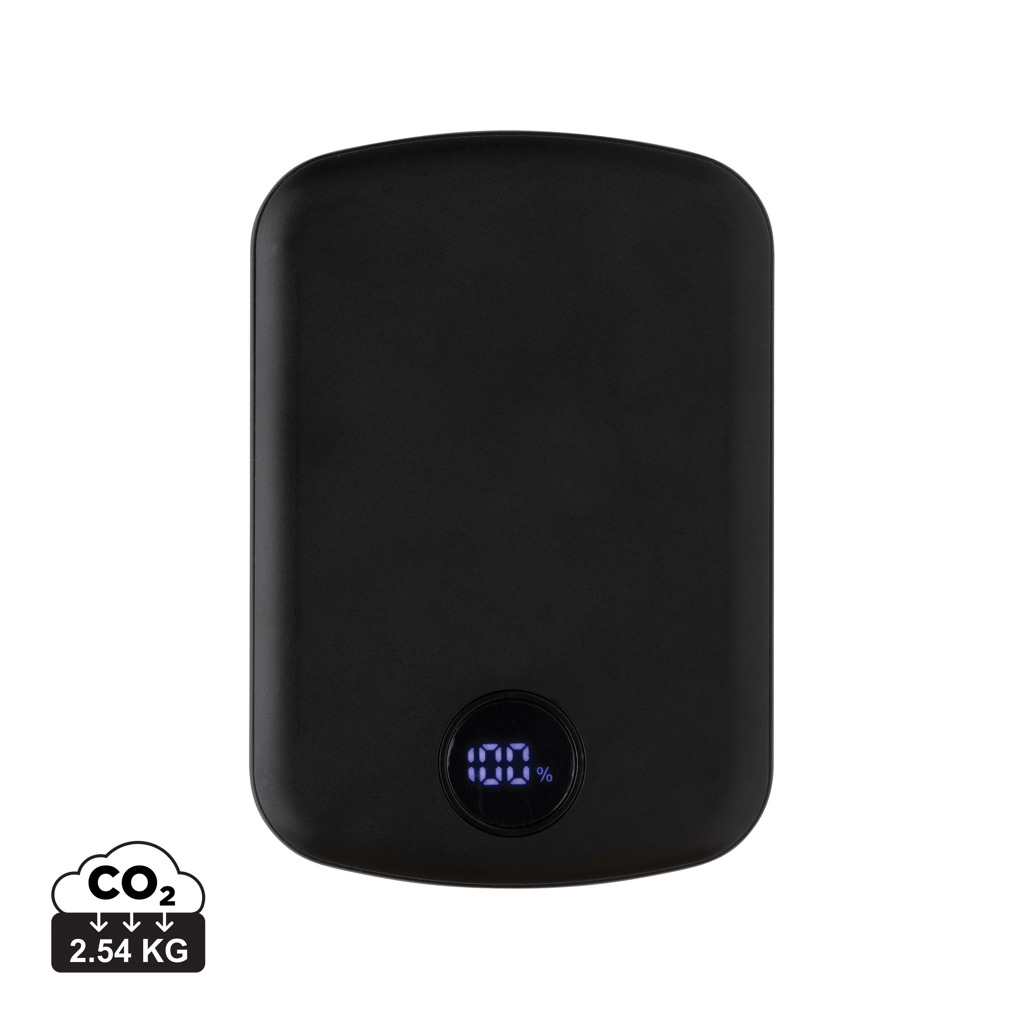 MagBoost 5.000mAh magnetische Powerbank aus RCS rec. Plastik, schwarz