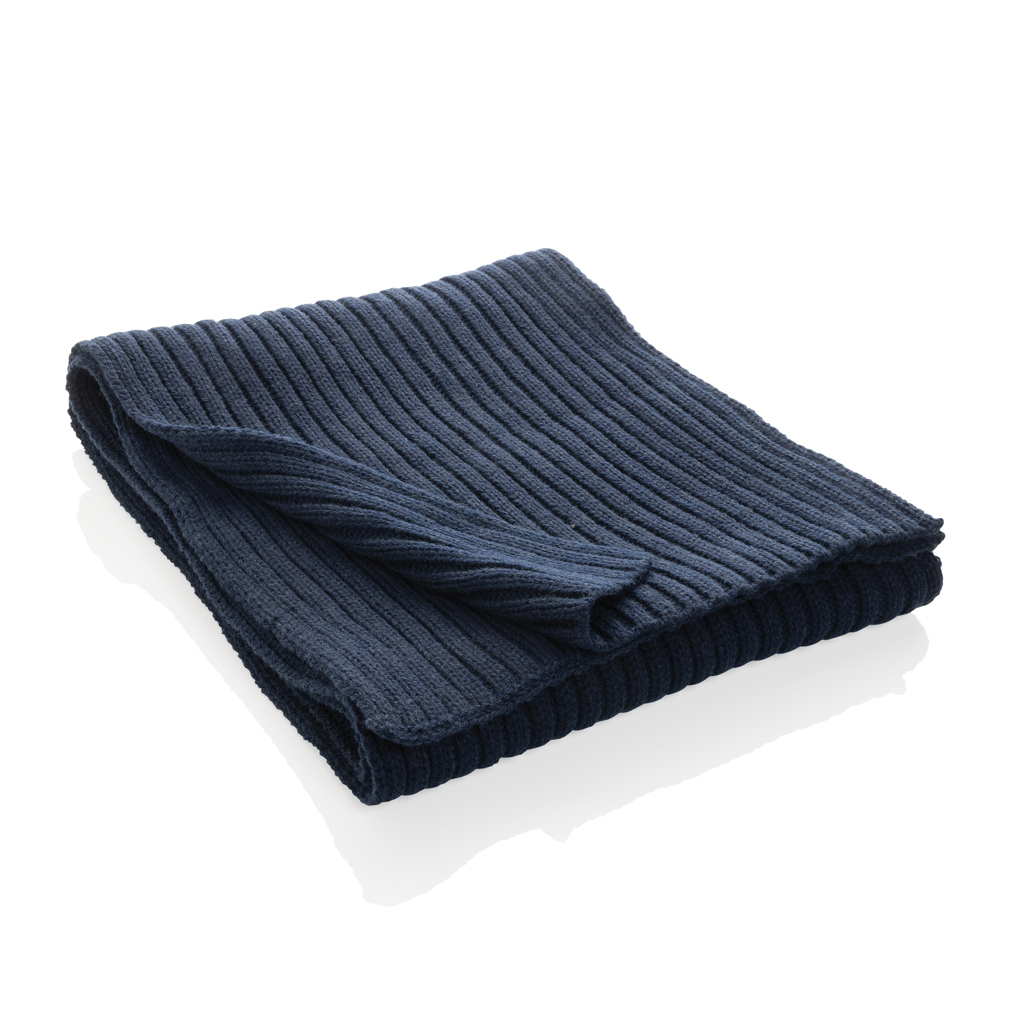 Impact AWARE™ Polylana® Strickschal 180x25cm, navy blau
