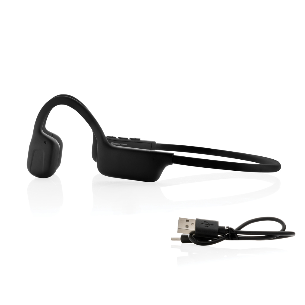 Urban Vitamin Glendale RCS rPlastik Air-Conductive Ohrhörer, schwarz