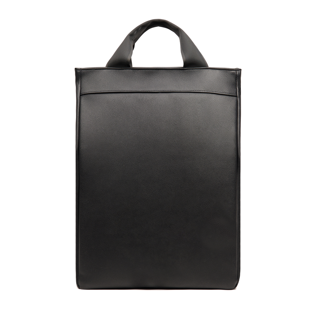 VINGA Bermond Rucksack aus RCS recyceltem PU, schwarz