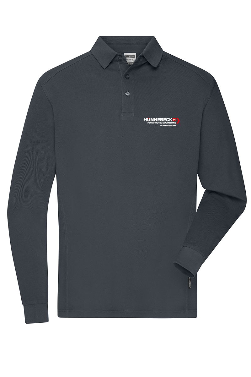 Long-Sleeved Polo - Carbon - XL