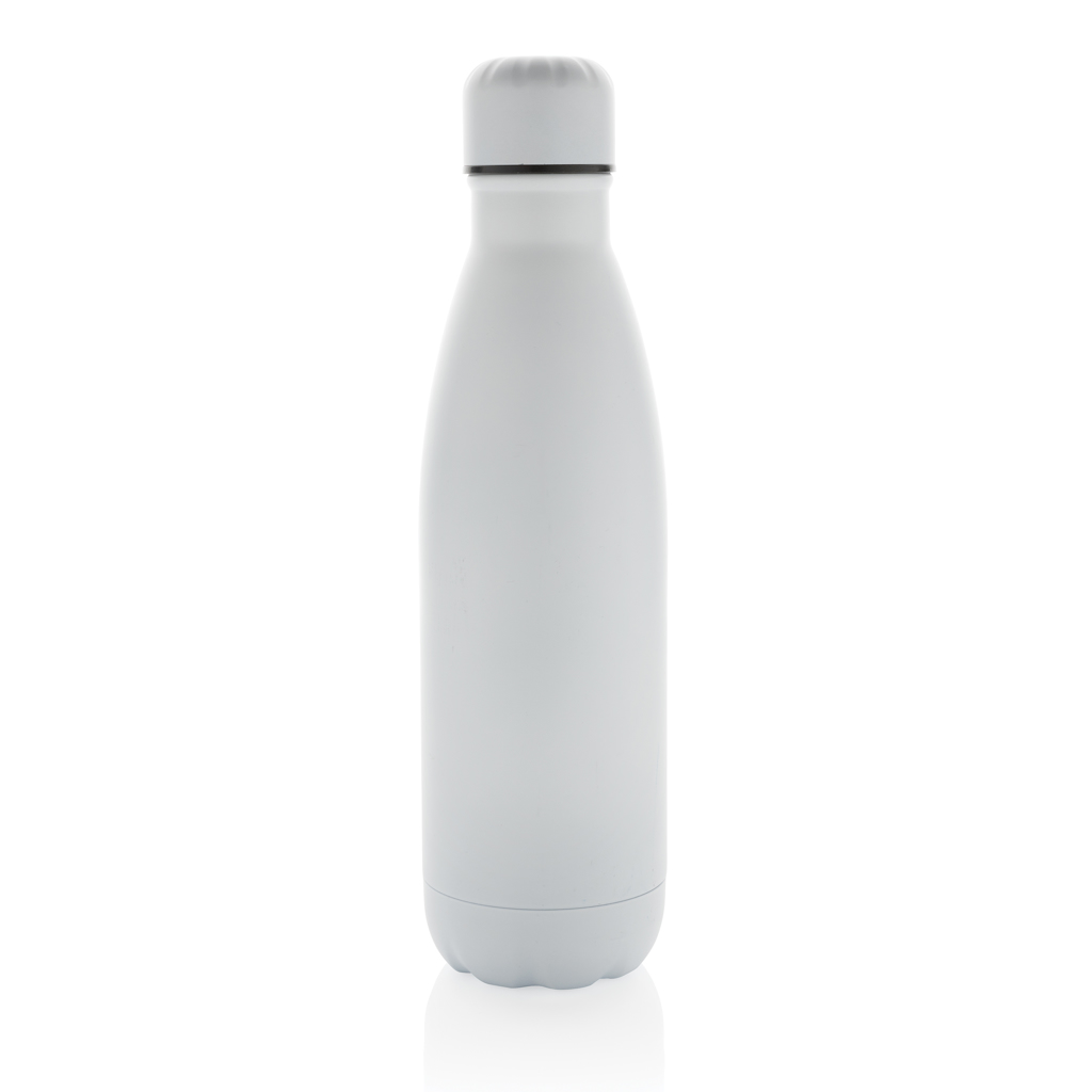 Eureka einwandige Wasserflasche aus RCS rec. Stainless-Steel, weiß