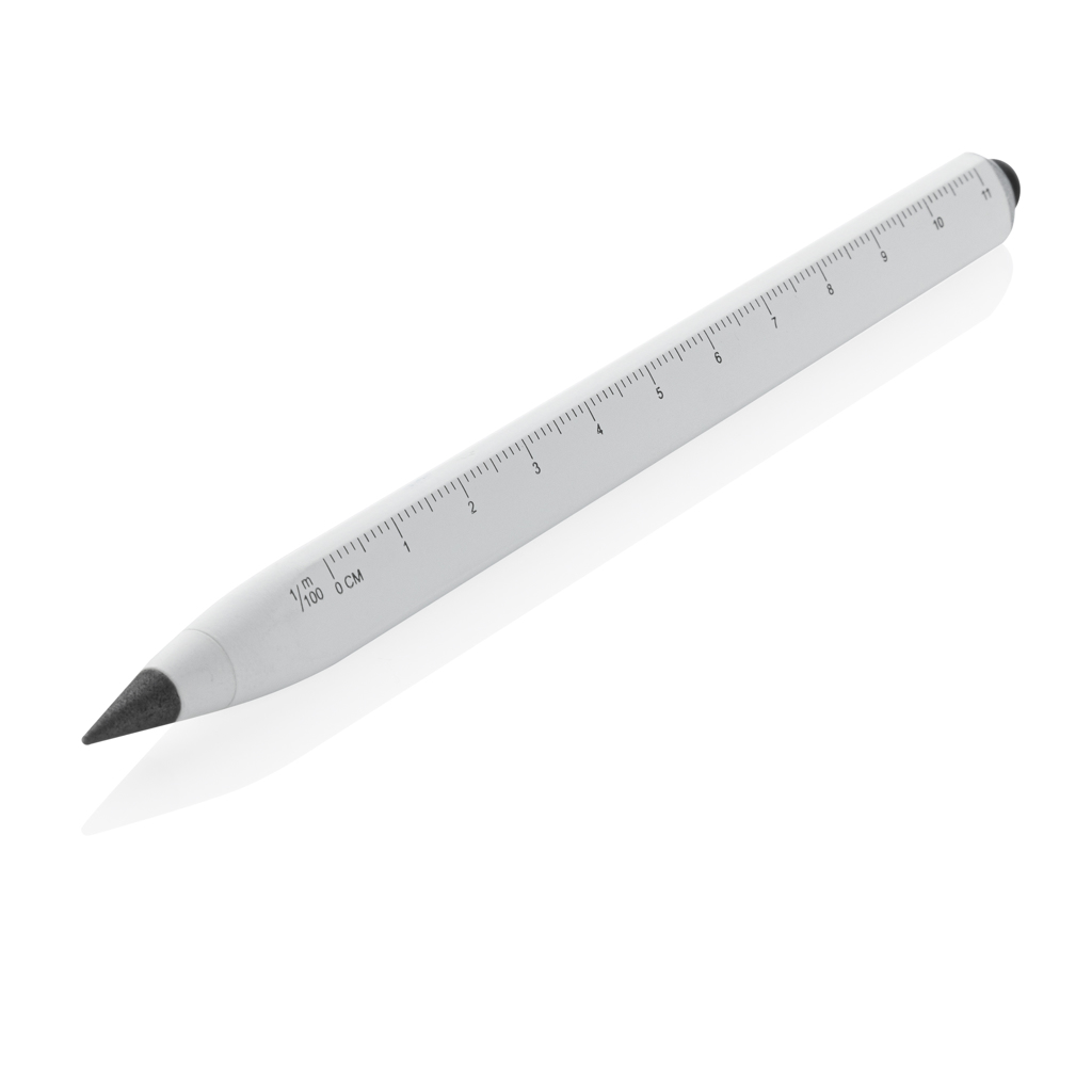 Eon Infinity Multitasking Stift aus RCS recycelt. Aluminium, weiß